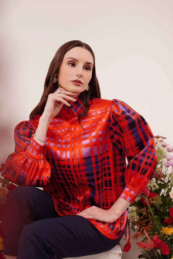 Printed Shirt - Red