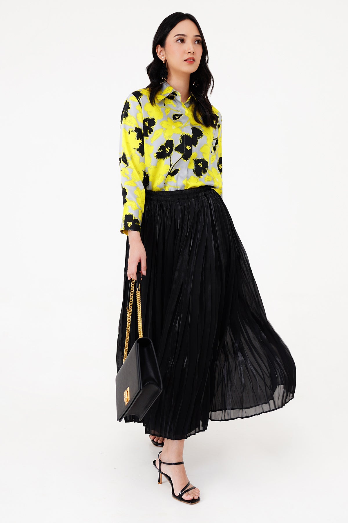Pleated Skirt - Black