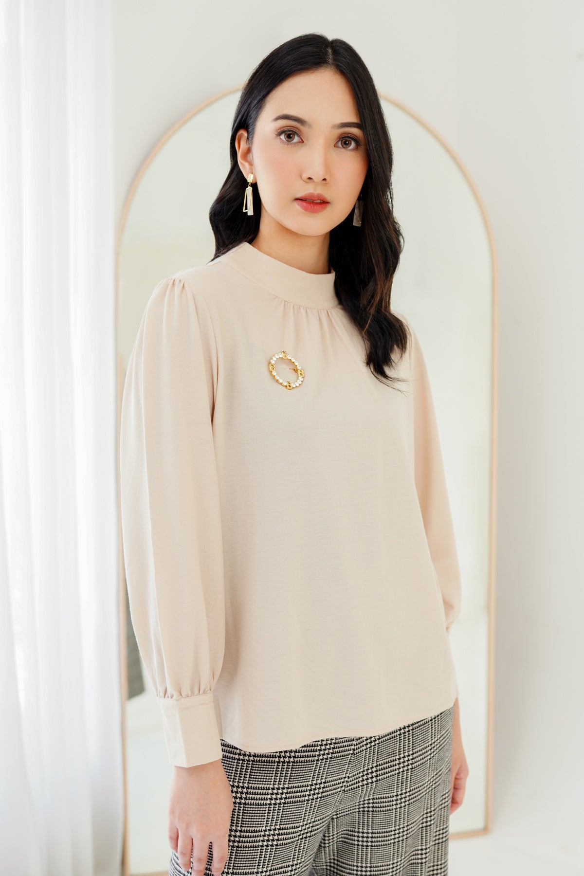 Fia Blouse - Beige