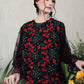Embroidery Lace Maxi Dress - Red