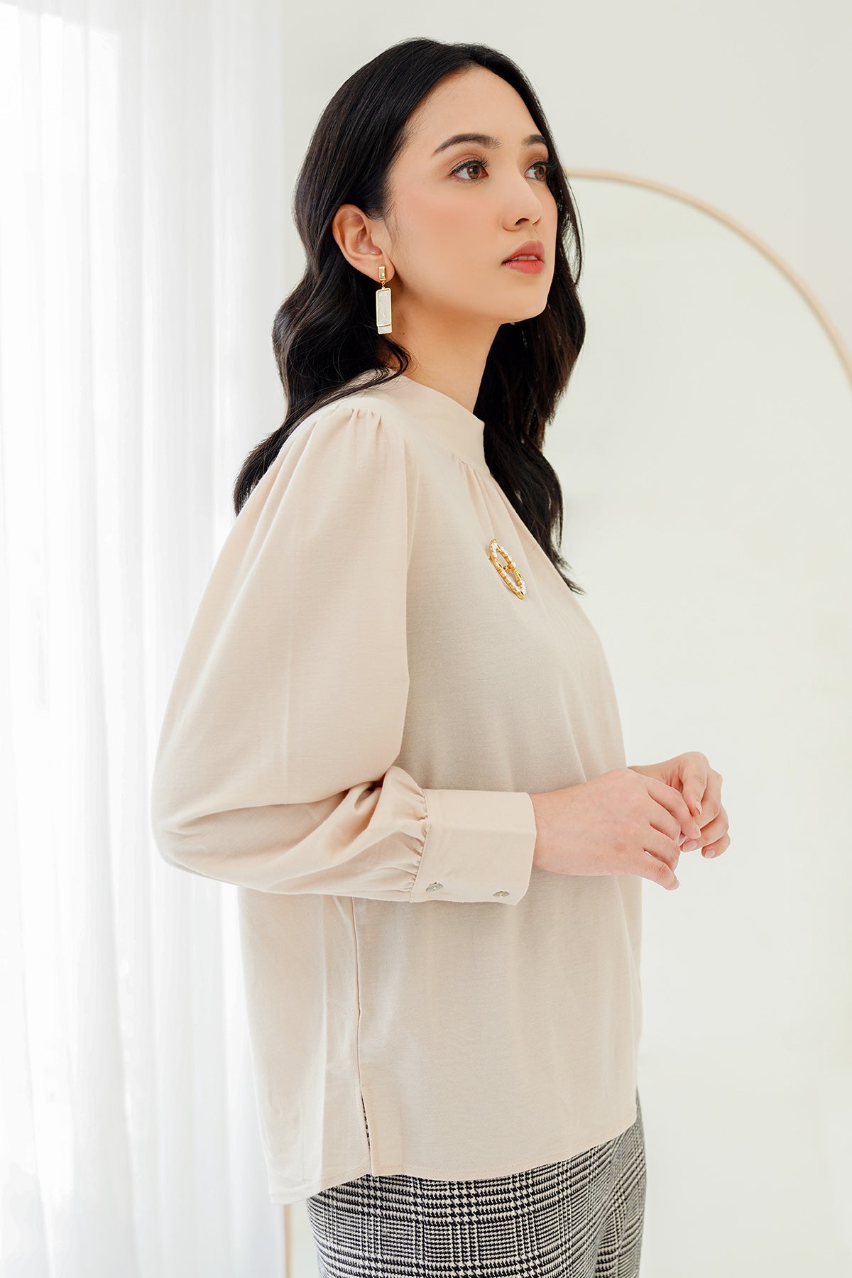 Fia Blouse - Beige
