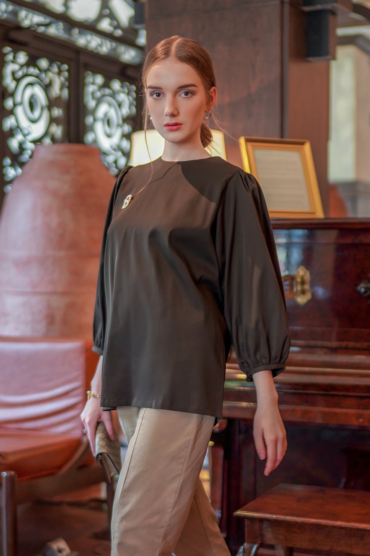 Wood Daria Blouse