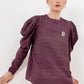 Mina Puff Sleeve - Dusty Purple