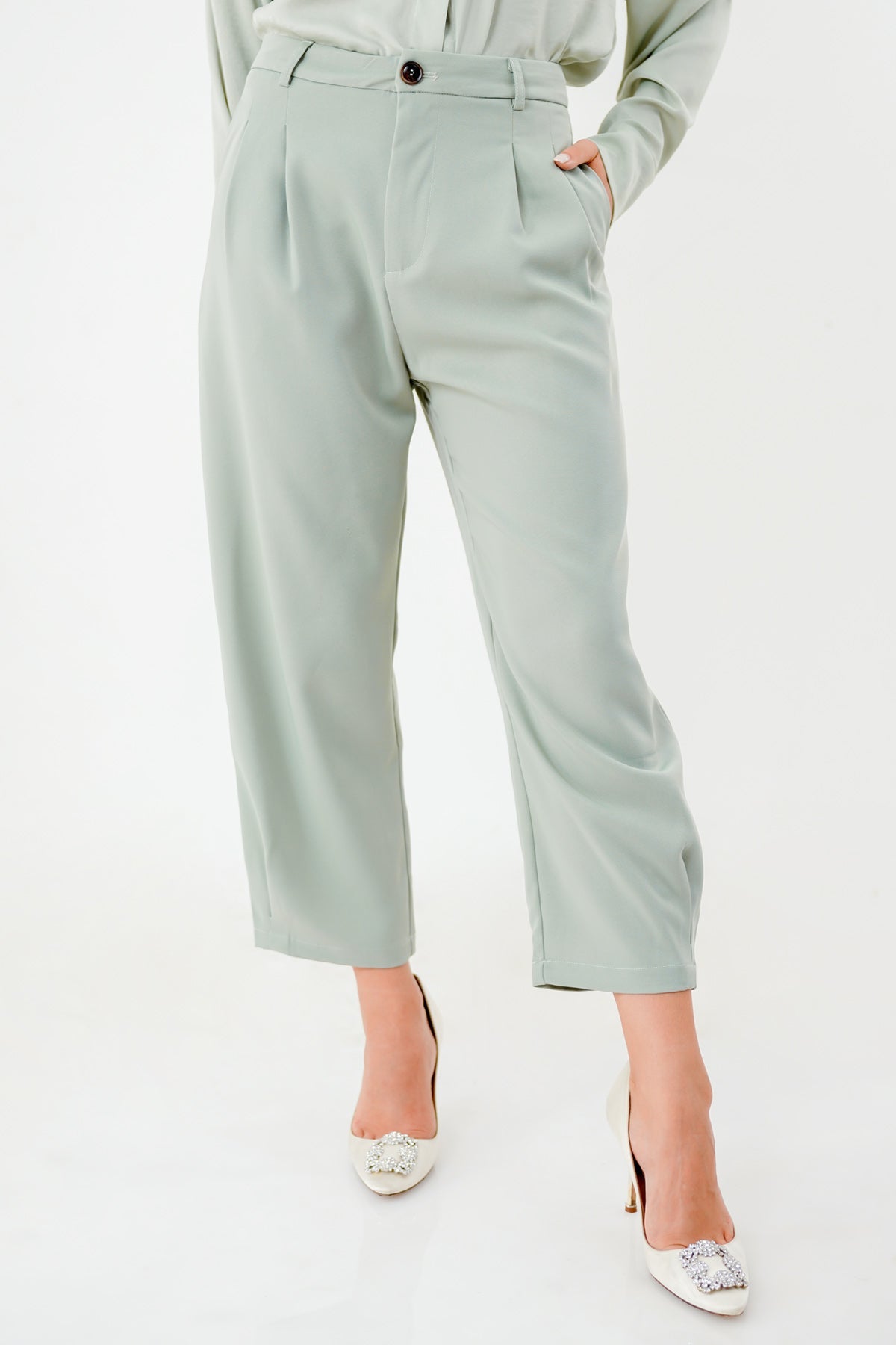Yuna Pants - Sage