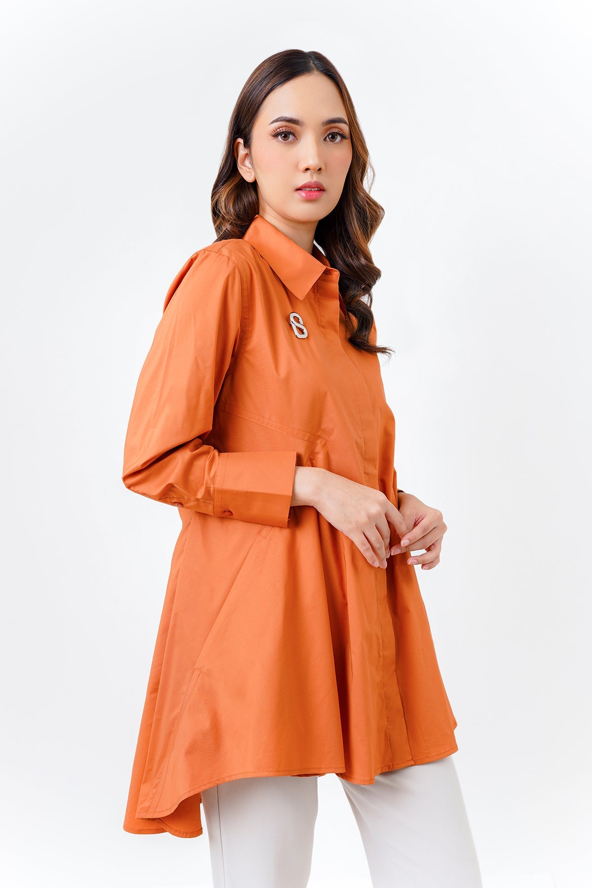 Kylie Shirt - Terracotta