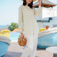 Zarina Shirt - White Stripes