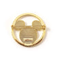 Disney x Buttonscarves Round Brooch - Gold
