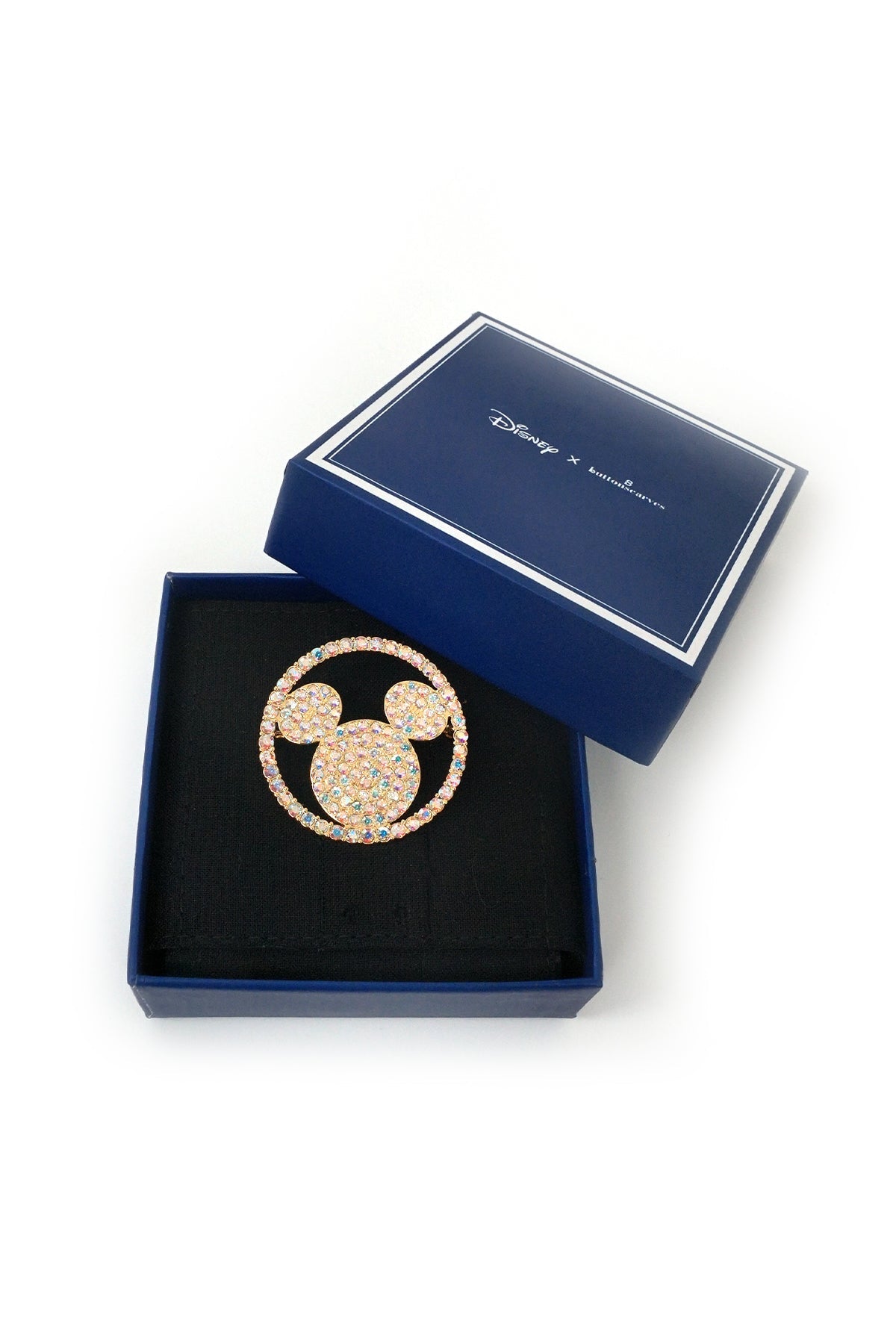 Disney x Buttonscarves Round Brooch - Gold