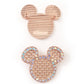 Disney x Buttonscarves Woven Brooch - Rose Gold