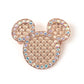 Disney x Buttonscarves Woven Brooch - Rose Gold