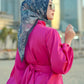 Dubai Voile Square - Navy