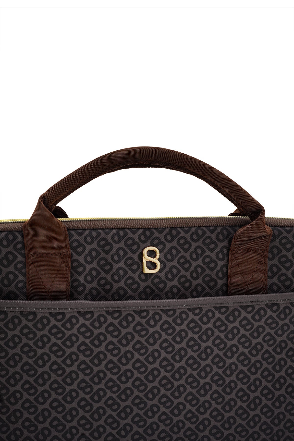 Emilie Tapis Laptop Bag - Truffle