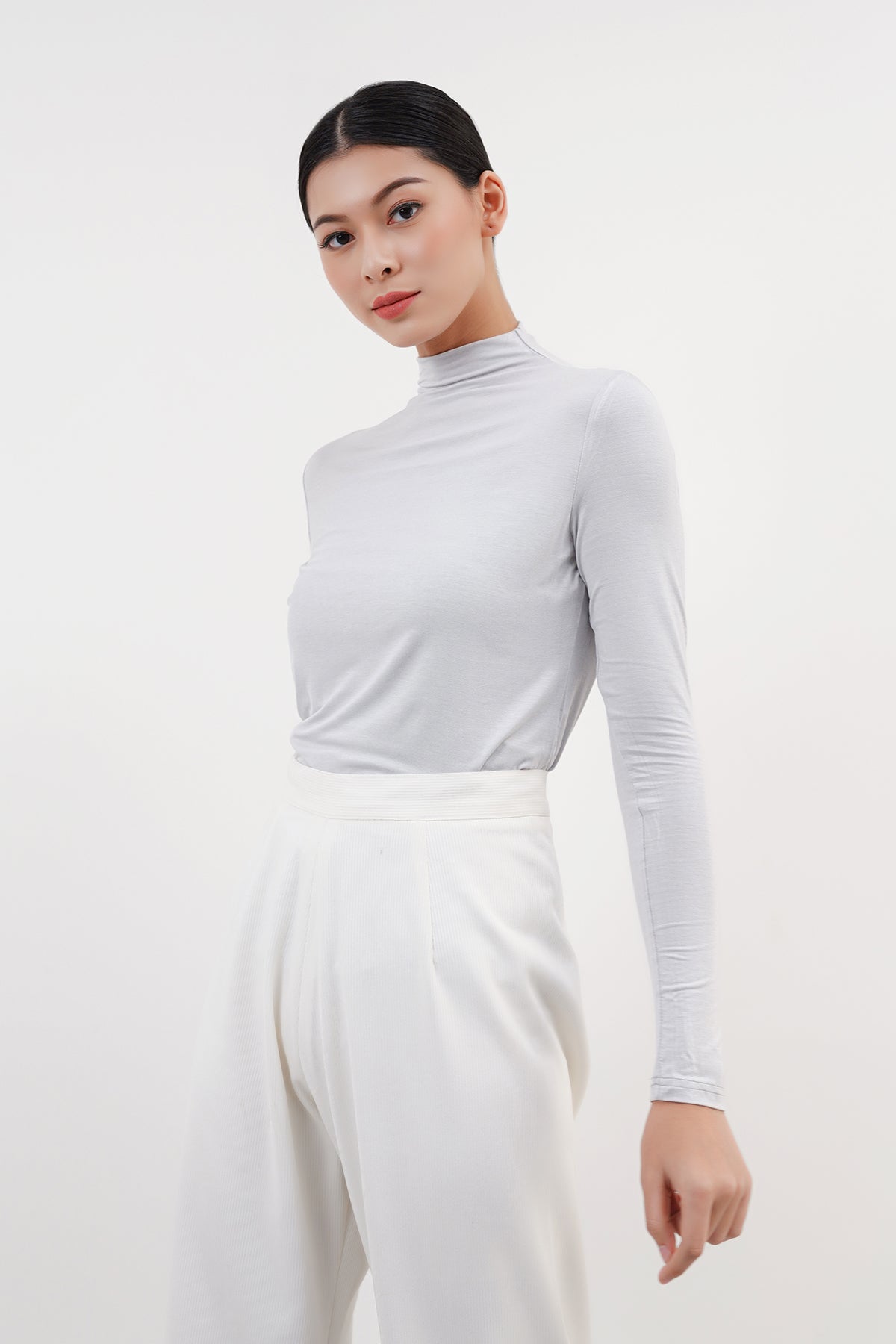 Everyday Inner Long Sleeves - Light Grey