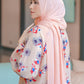 Everyday Pleated Shawl - Pink Salt
