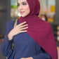 Everyday Pleated Shawl - Pomegranate