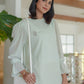 Gingham Frida Blouse - Green