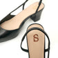 Kylie Mid Heel Shoes - Black
