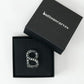 Luxe Signature Gleaming Brooch - Black