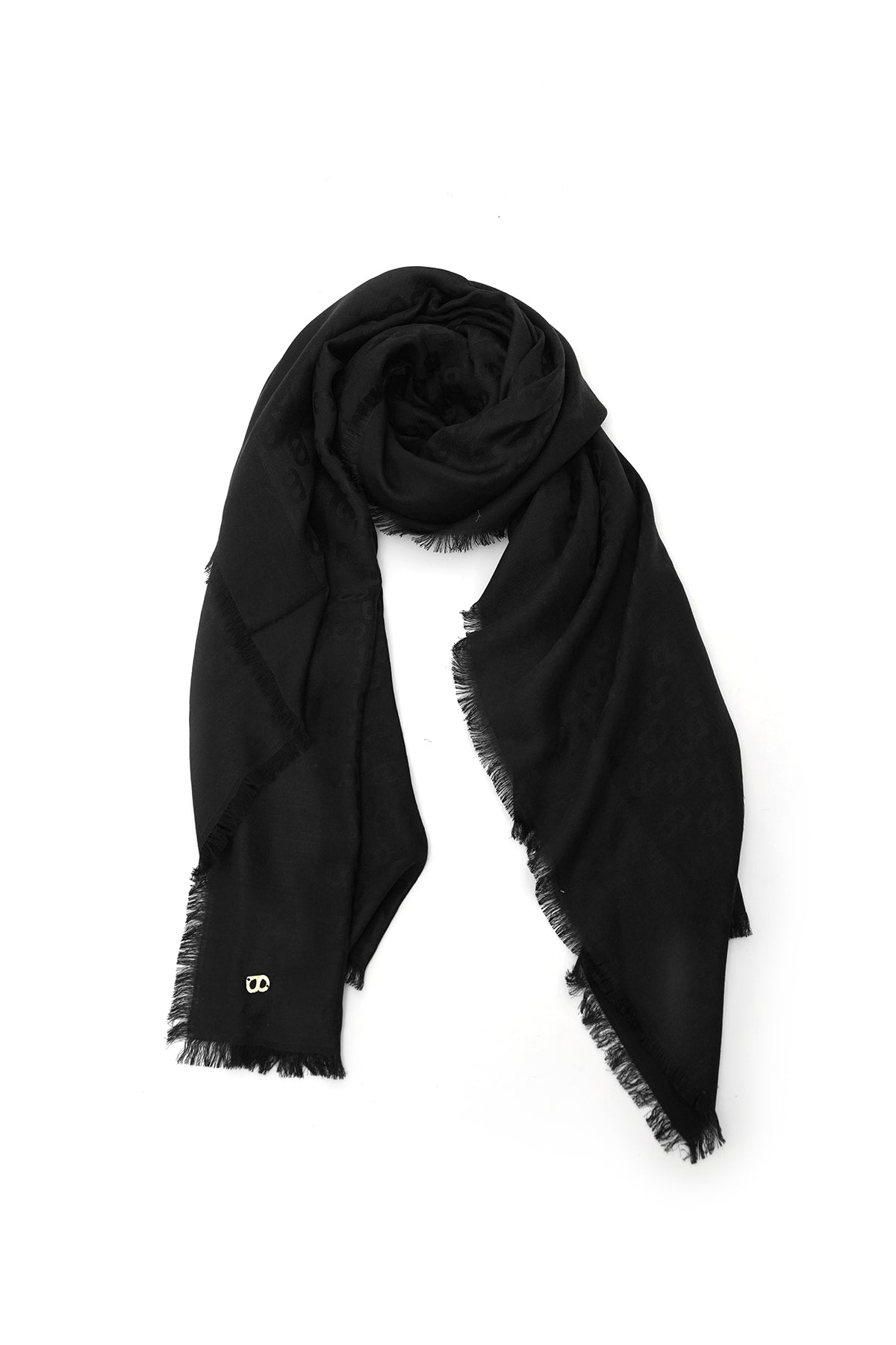 Lavish Monogram Wool - Black