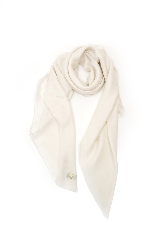 Lavish Monogram Wool - Ivory