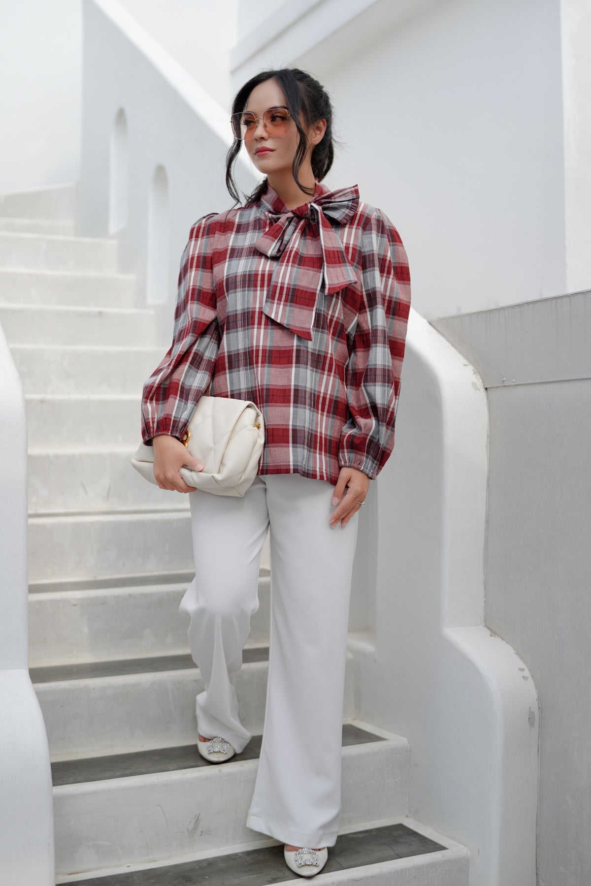 Maroon Mika Blouse
