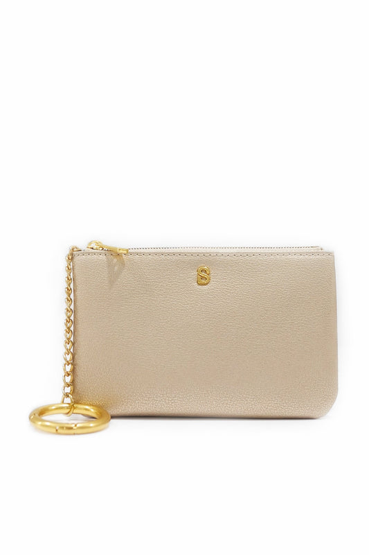 The Amy Short Wristlet - Gold