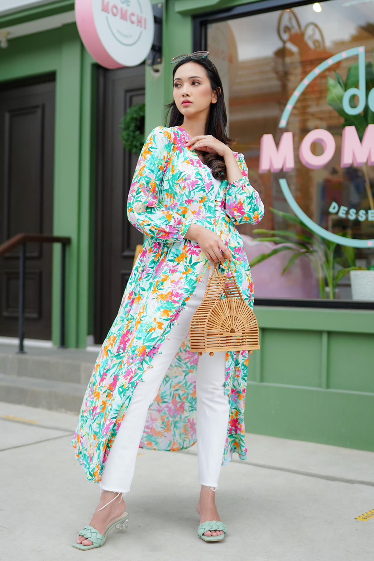 Rachel Floral Shirt Dress