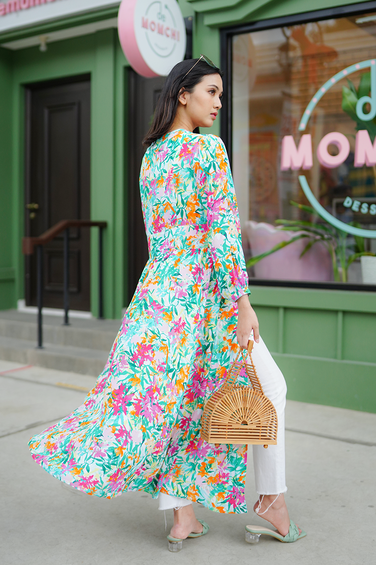 Rachel Floral Shirt Dress