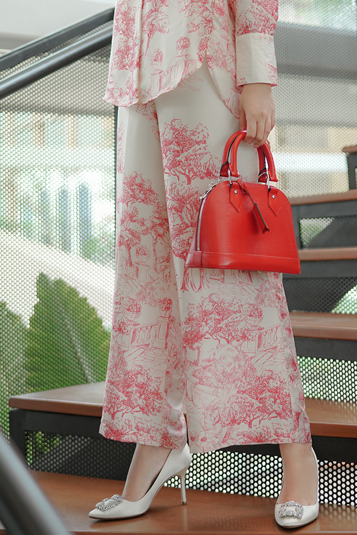 Cream Cherry The Jouy Wide Pants