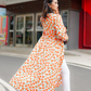 Rachel Orange Shirt Dress