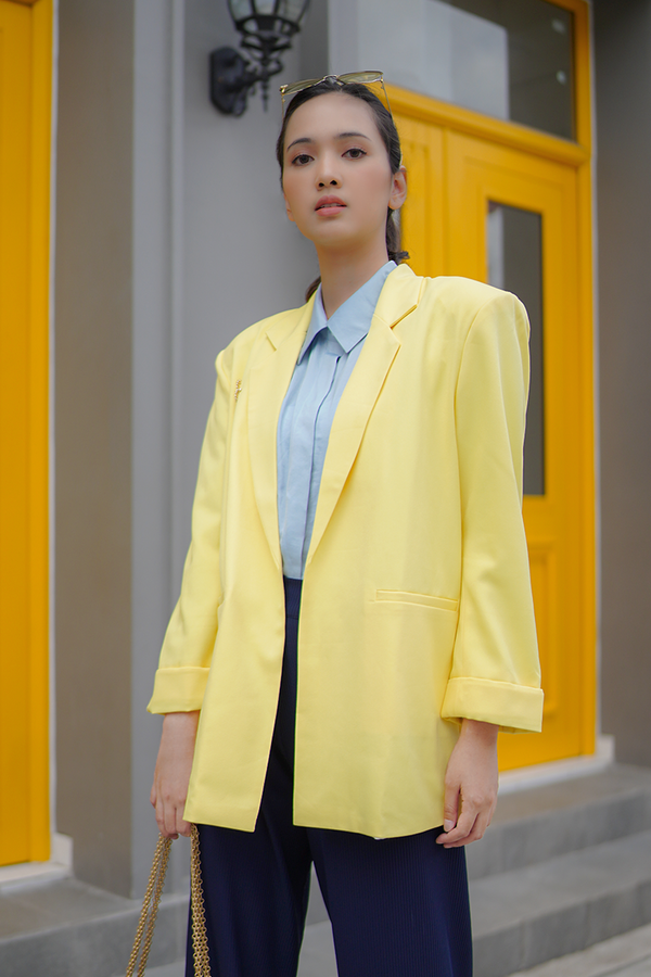 Yellow Leia Blazer
