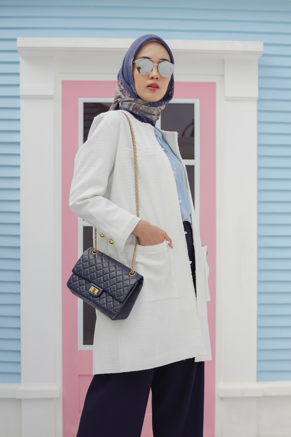 White Ghea Blazer