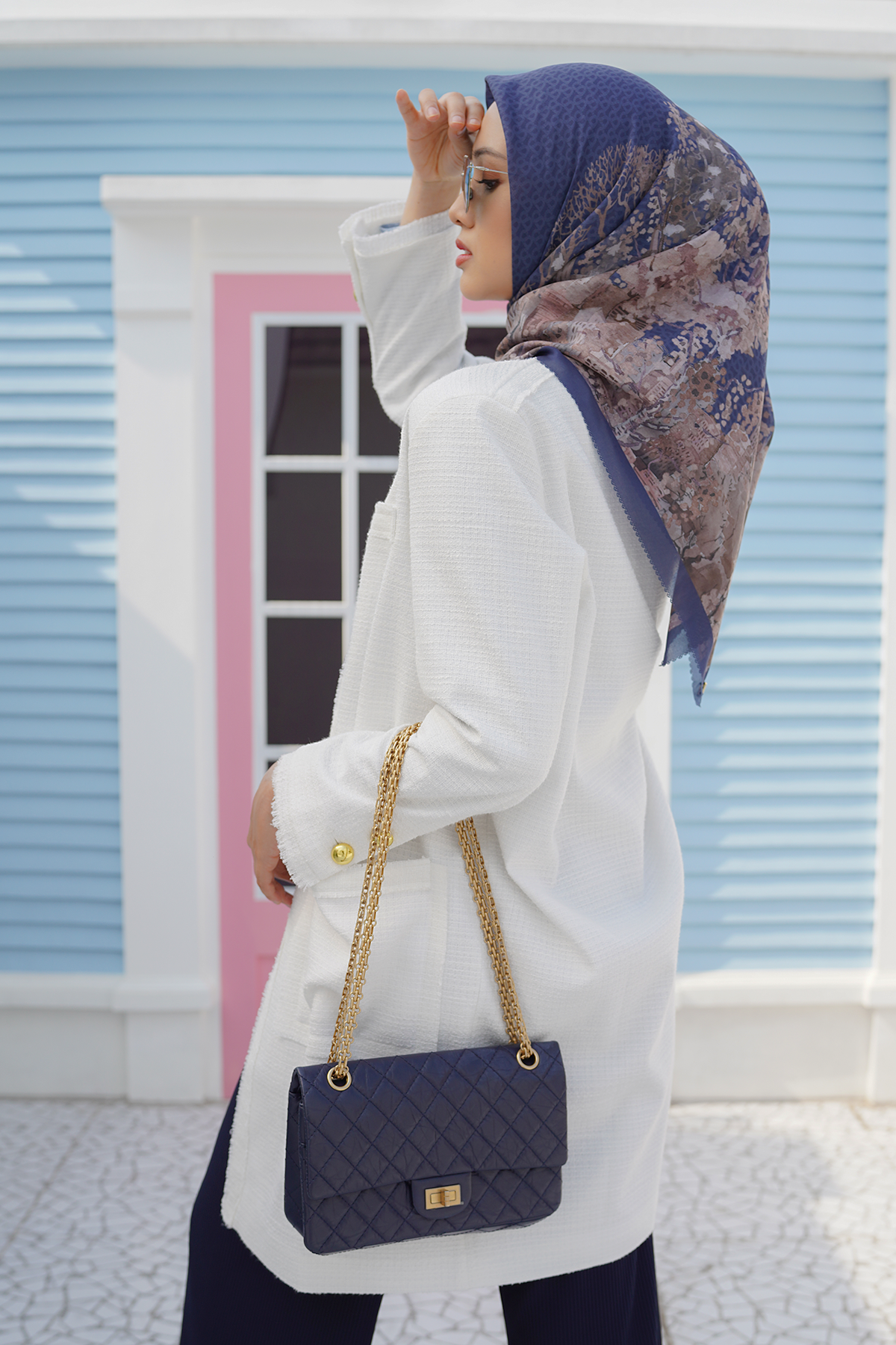 White Ghea Blazer