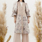 Long Outer with Puff Sleeve - Pink