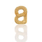 Luxe Signature Multi Crystal Brooch - Golden