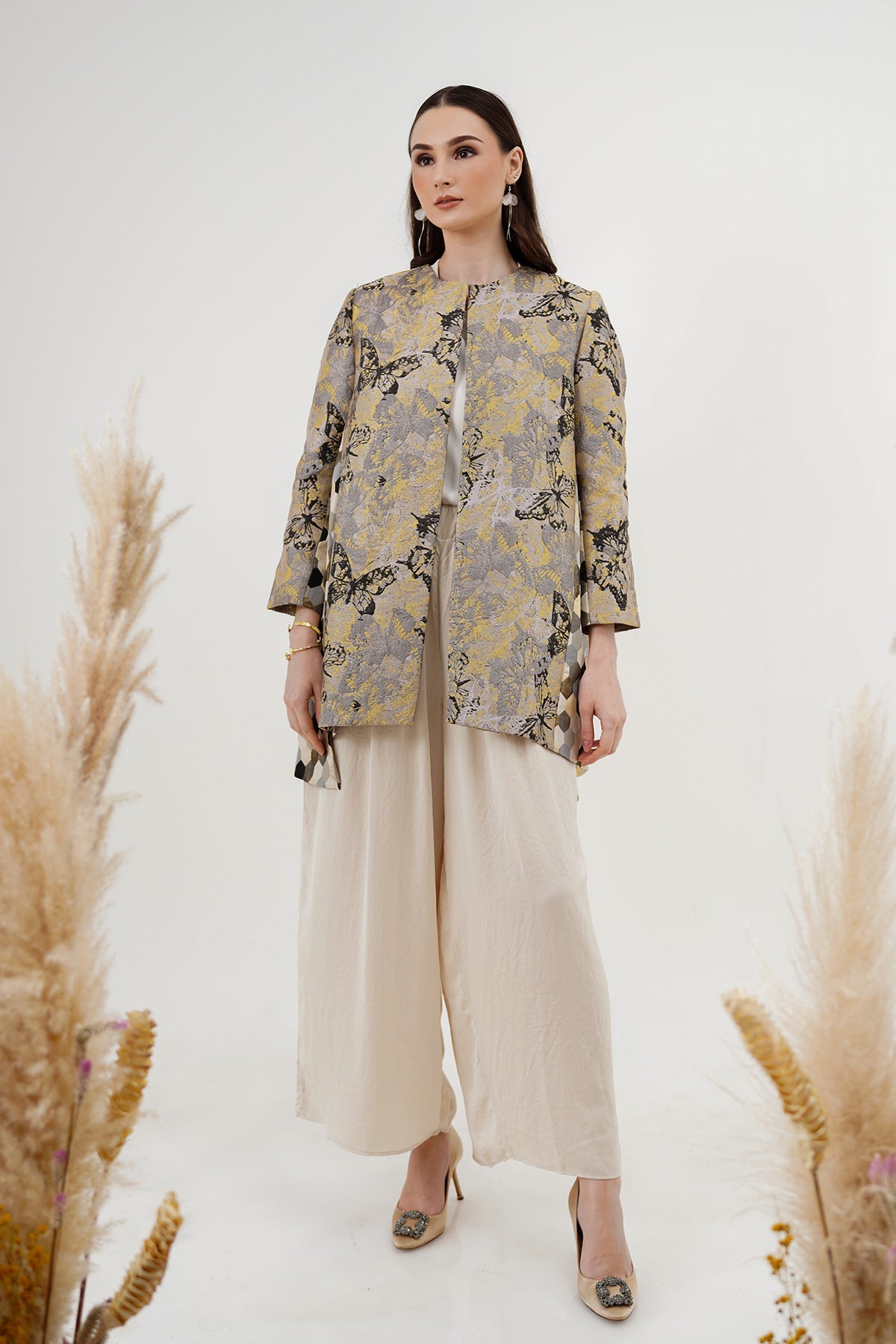 Mix Jacquard Outer - Beige