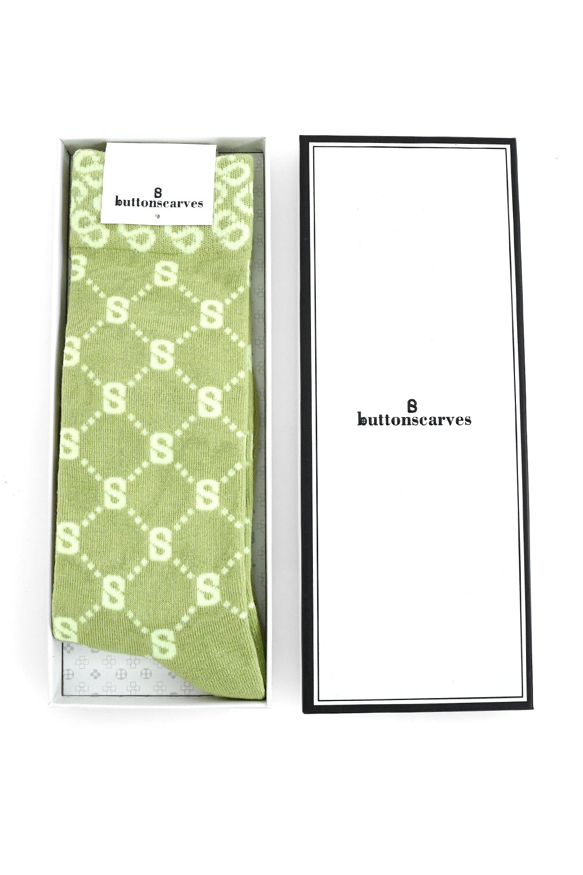 Monogram Socks Green