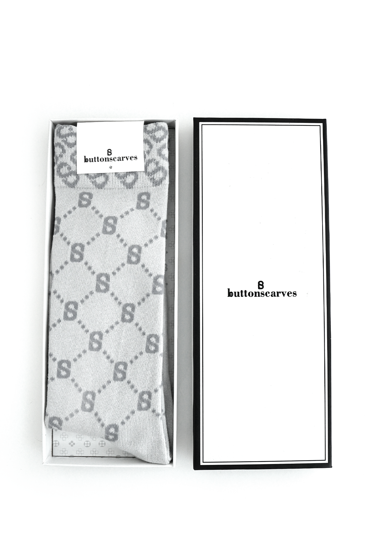 Monogram Socks Grey