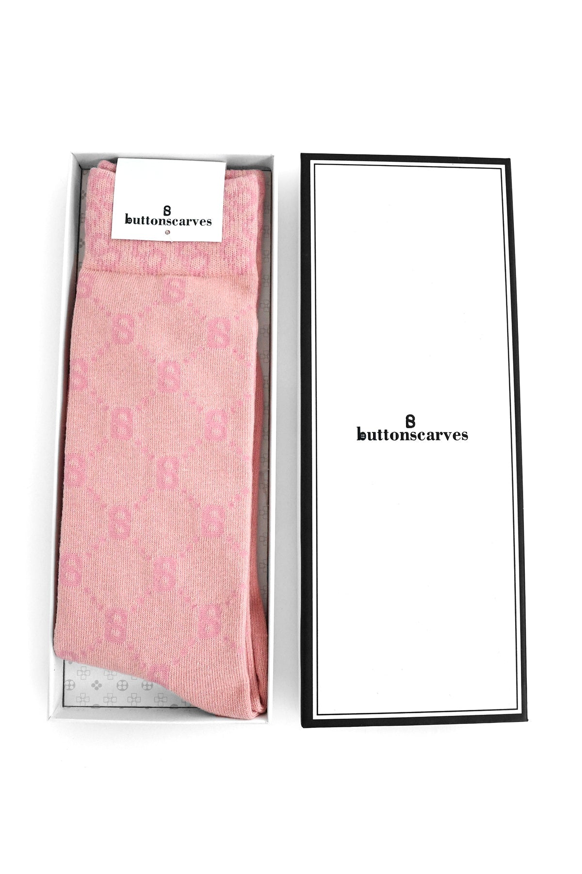Monogram Socks Pink