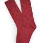 Monogram Socks Maroon