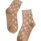 Monogram Socks Brown