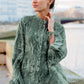 El Mar Minorca Shirt with Puff Sleeve - Dark Green