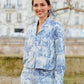 El Mar Minorca Crop Jacket - Blue