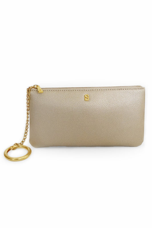 The Amy Long Wristlet - Gold