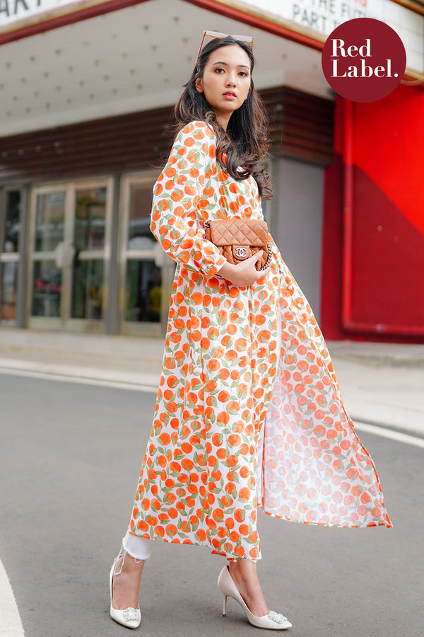 Rachel Orange Shirt Dress