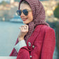 Bimu Voile Square - Red Velvet
