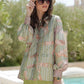 The Chain La Bella Satin Shirt - Light Green