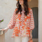 The Chain La Bella Shirt with Tied Bow - Orange