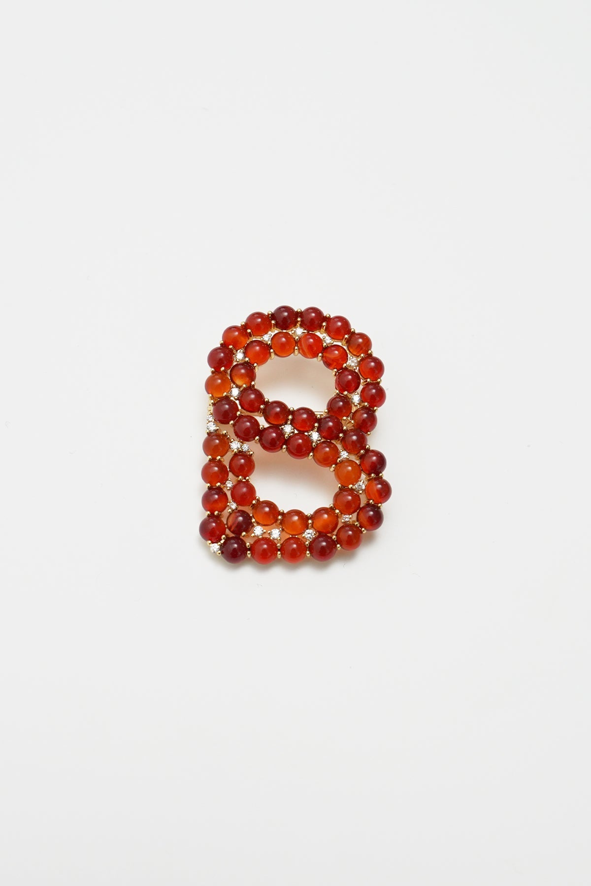Signature Beaded Brooch - Bricks