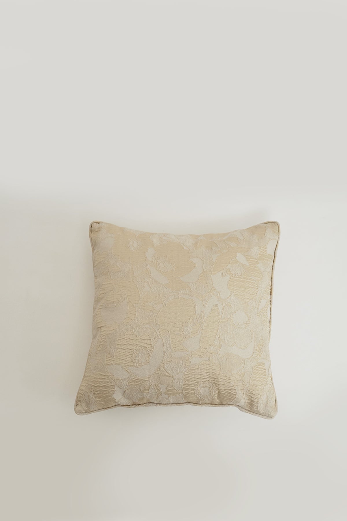 Signature Jacquard Cushion Cover 40cm - Beige